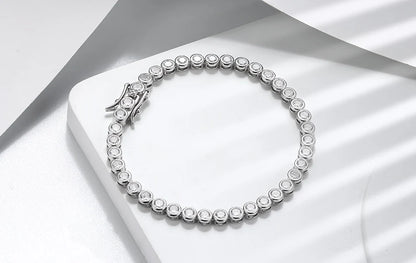 Sterling Silver Tennis Bracelet