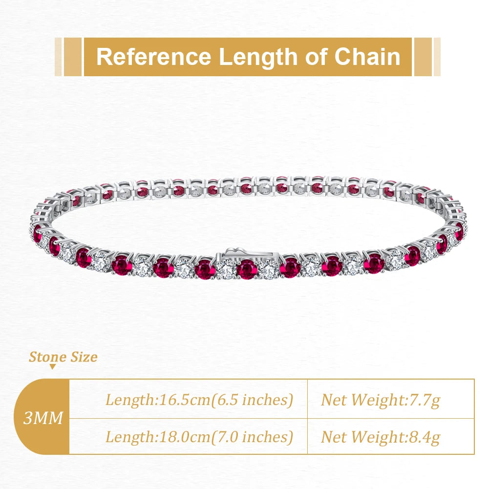 Sterling Silver Tennis Bracelet