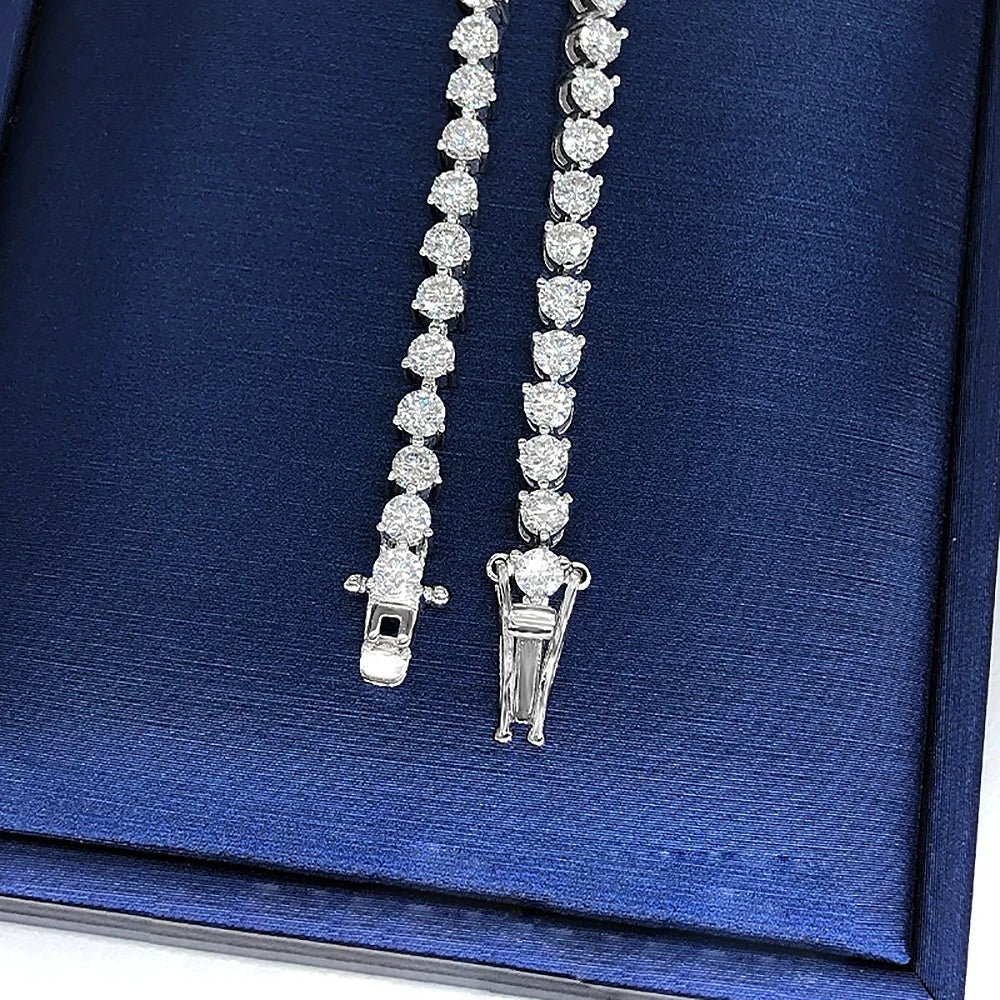 Full Moissanite Tennis Bracelet