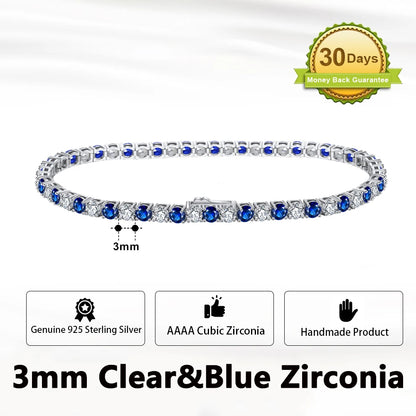 Sterling Silver Tennis Bracelet