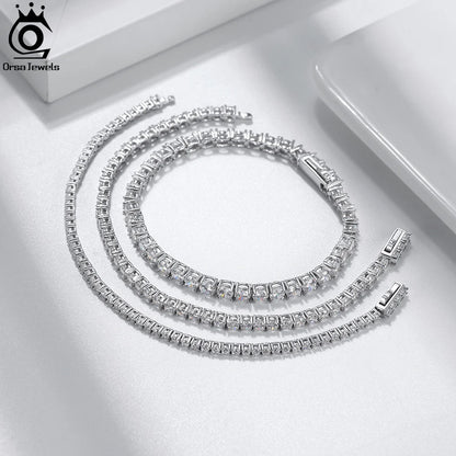 Sterling Silver Tennis Bracelet