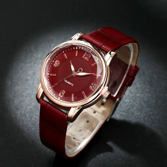Brand Luxury Fashion Ladies Watch Reloj Mujer Leather Watch Women Female Quartz Wristwatches Montre Femme