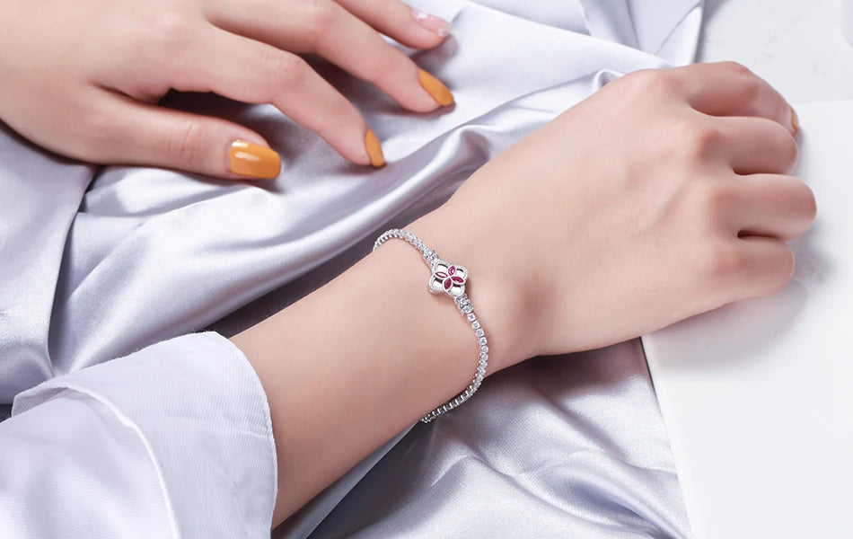 Sterling Silver Tennis Bracelet