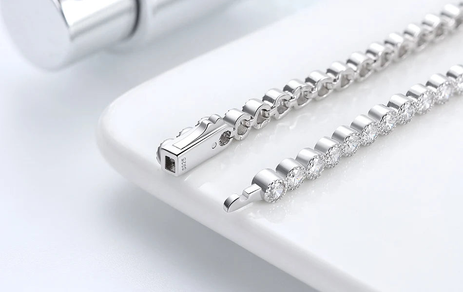 Sterling Silver Tennis Bracelet