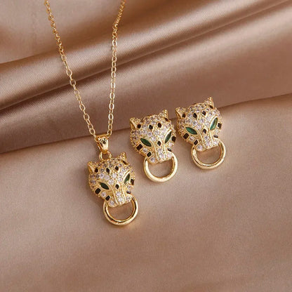 Luxury Leopard Jewelry Set