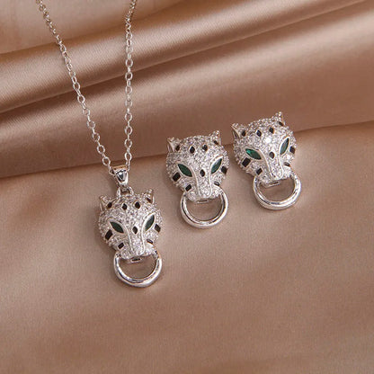 Luxury Leopard Jewelry Set