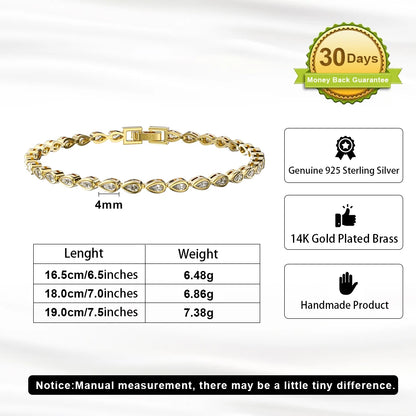 Sterling Silver Tennis Bracelet