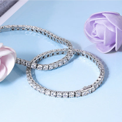 Sterling Silver Tennis Bracelet