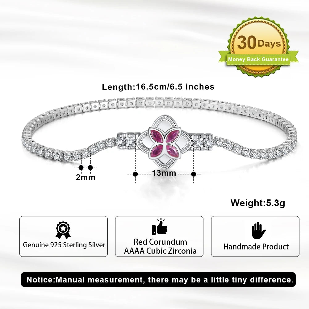Sterling Silver Tennis Bracelet