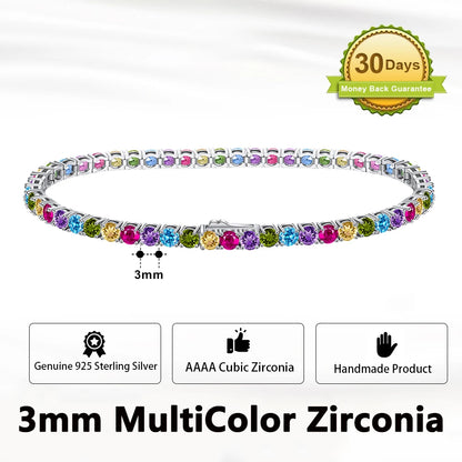 Sterling Silver Tennis Bracelet