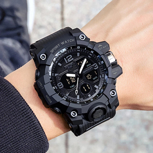 Men's Watches Top Brand Luxury 5ATM Waterproof Sport Military Quartz Watch for Men Clock Relogio Masculino 6024