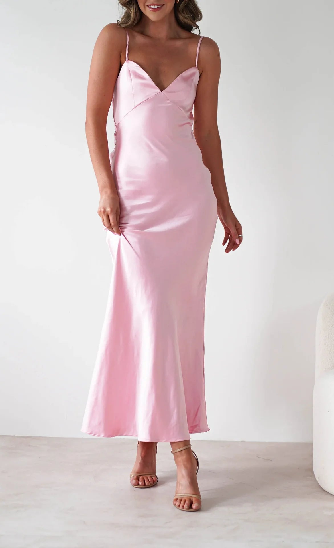 New Dresses 2025 Woman Fashion Summer Women's Clothing Sexy Halter Satin Fashion Strappy Skirts
