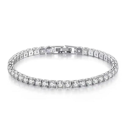 D Color Moissanite Tennis Bracelet – 925 Wedding Luxury