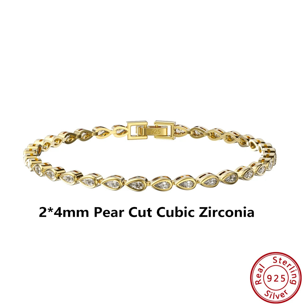 Sterling Silver Tennis Bracelet
