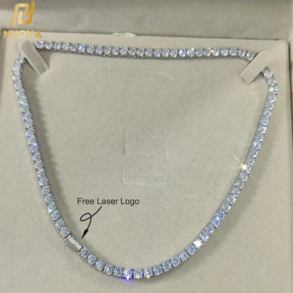 Top 1 Iced Out Tennis Chain – Hip Hop Bling for Women and Men
