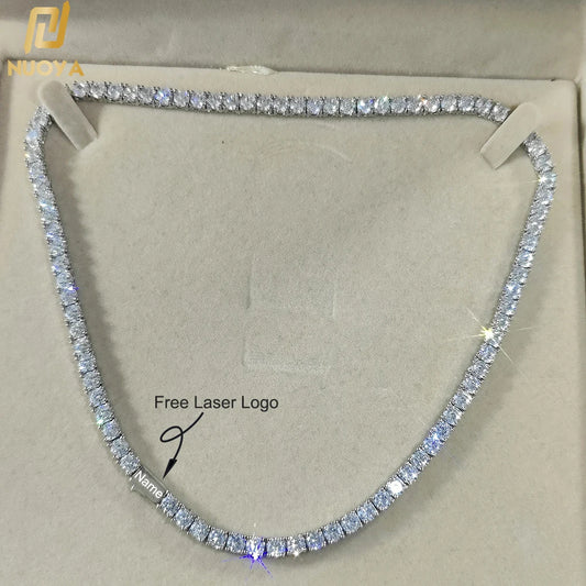 Top 1 Iced Out Tennis Chain – Hip Hop Bling for Women and Men