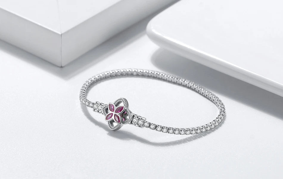 Sterling Silver Tennis Bracelet