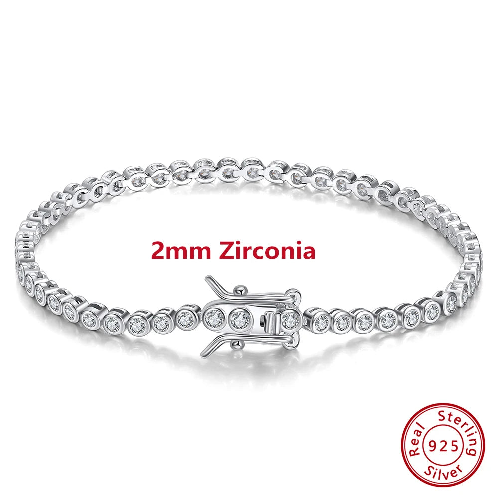 Sterling Silver Tennis Bracelet