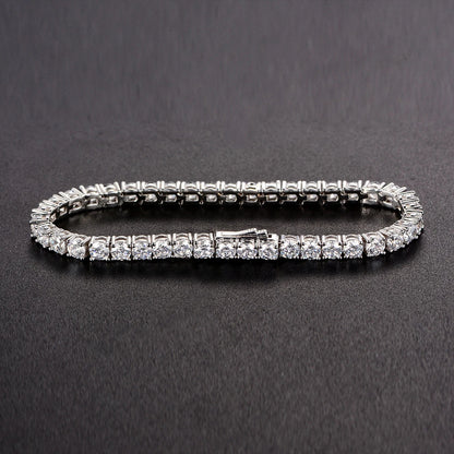 Sterling Silver Tennis Bracelet