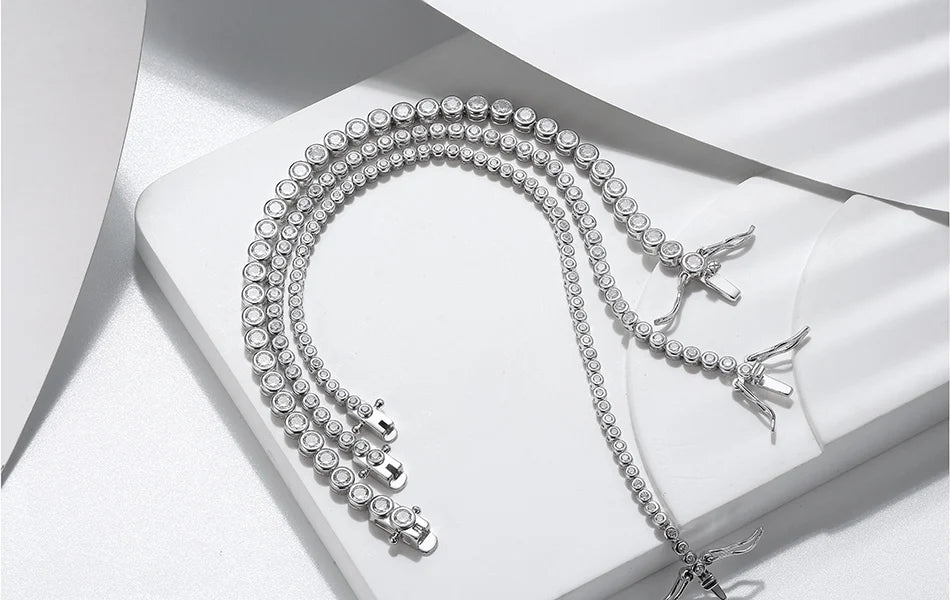 Sterling Silver Tennis Bracelet