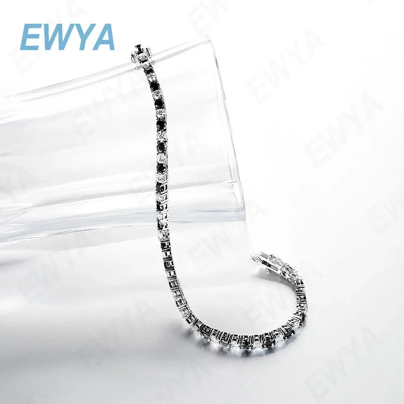 Gradient Moissanite Tennis Bracelet