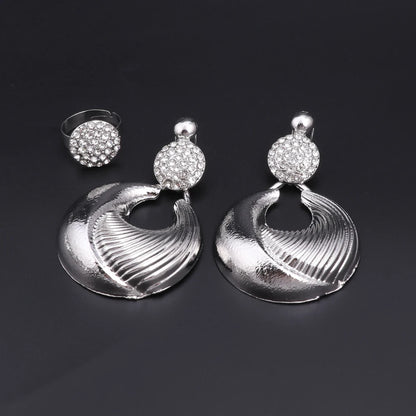 Jewelry Set For Women Silver Plated Luxury Set