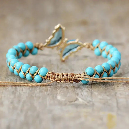 Top 1 Butterfly Bracelet – Turquoise Crystal Beauty