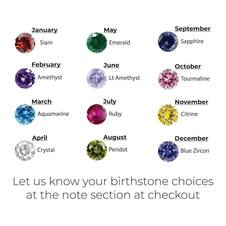 Personalized Fingerprint Necklace – Custom Jewelry with Birthstone